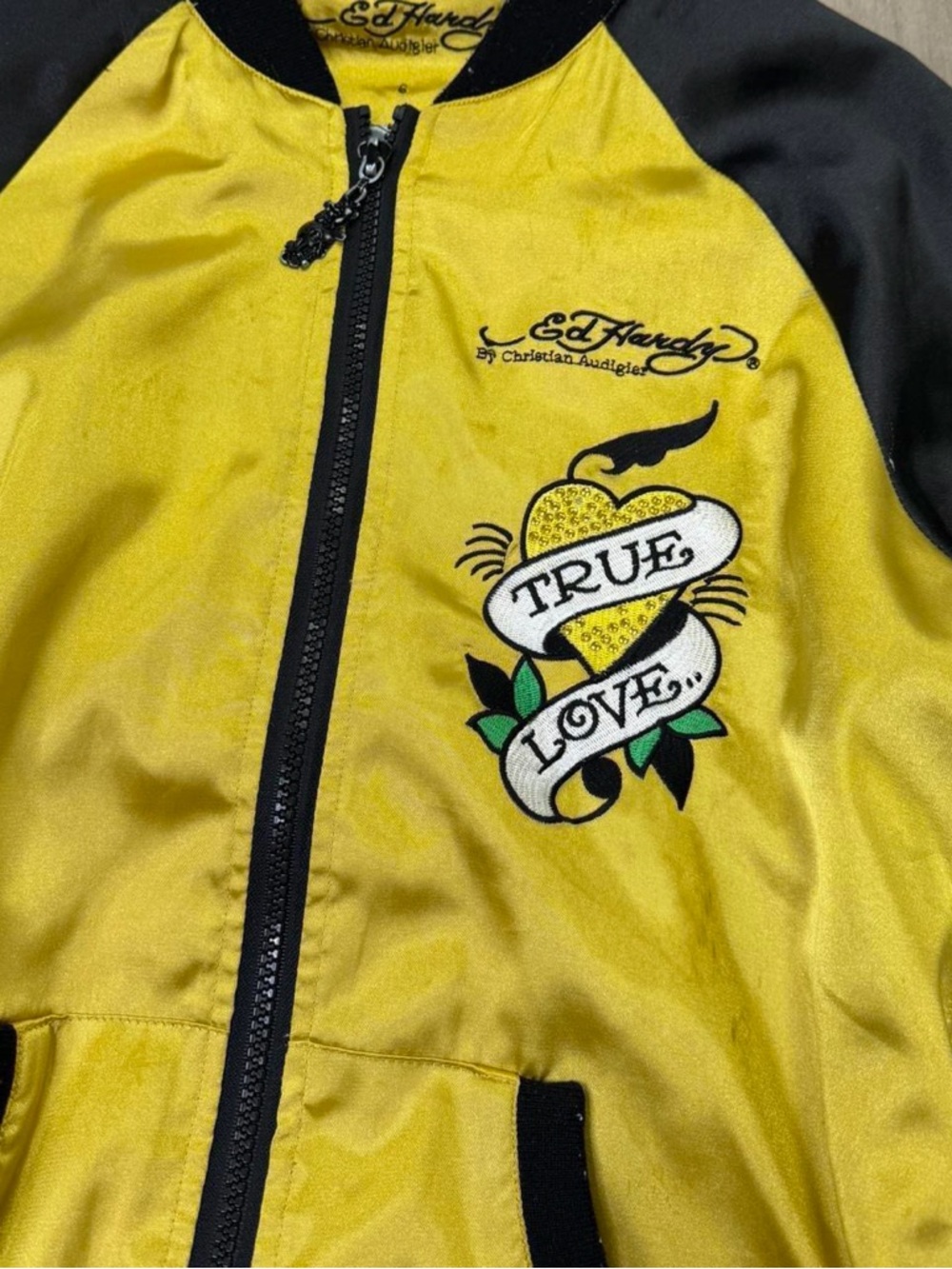 ˙⋆✮Y2K vintage grunge ED hardy jacket ˙⋆✮ - Picture 7 of 7